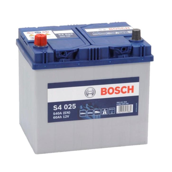 Bosch Auto accu 12 volt 60 ah Type S4025, Auto-onderdelen, Accu's en Toebehoren, Nieuw, Ophalen of Verzenden