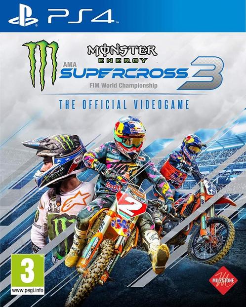 Monster Energy Supercross 3 (PlayStation 4), Spelcomputers en Games, Games | Sony PlayStation 4, Gebruikt, Verzenden