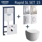 Grohe Rapid SL Toiletset set15 B&W Zero Rim-ex met Grohe, Doe-het-zelf en Verbouw, Sanitair, Ophalen of Verzenden, Nieuw, Overige typen