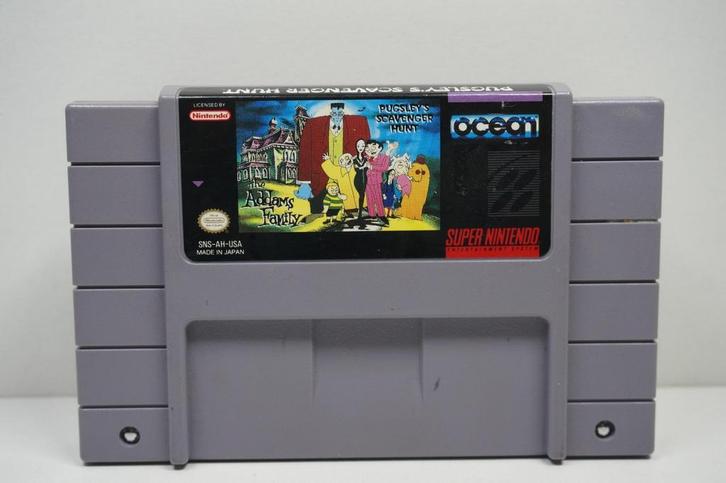 The Addams Family Pugsleys Scavenger Hunt - SNS-AH-USA, Spelcomputers en Games, Games | Nintendo Super NES, Zo goed als nieuw