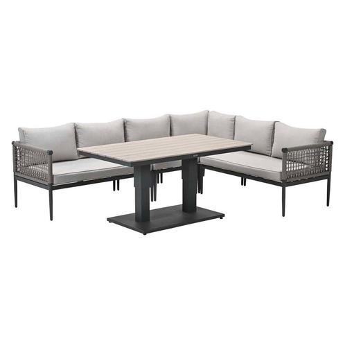 Garden Impressions Burela - Brugge lounge dining set 5-delig, Tuin en Terras, Tuinsets en Loungesets, Verzenden