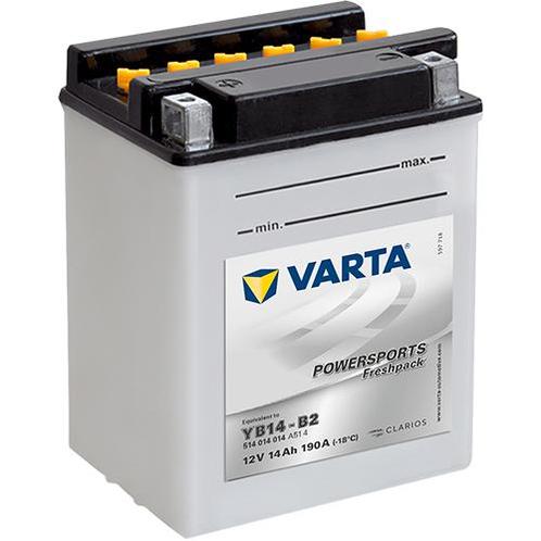 Varta Powersports Freshpack YB14-B2 accu | 514 014 014 | 12, Auto-onderdelen, Accu's en Toebehoren, Ophalen of Verzenden