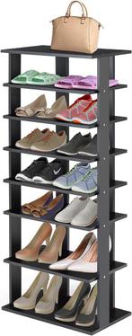 Schoenenkast - Schoenenrek - 110x47x25,5 cm - Zwart - COSTWA, Verzenden, Zo goed als nieuw