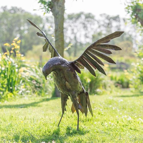 Beeld van een metalen arend - mooievogels.nl, Dieren en Toebehoren, Vogels | Toebehoren, Nieuw, Overige typen, Ophalen of Verzenden