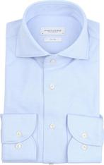 Profuomo Knitted Overhemd Lichtblauw maat 44 Heren, Verzenden, Nieuw, Profuomo