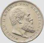 Duitsland, Württemberg Wilhelm II. 3 Mark 1912, Postzegels en Munten, Munten | Europa | Niet-Euromunten