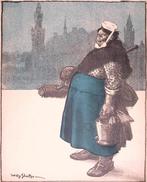 Spotprent Uitkijken naar vrede tijdens Eerste Wereldoorlo..., Antiek en Kunst, Verzenden