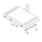 Dometic Heki 3 Plus Glaskoepel met Montagedelen, Caravans en Kamperen, Ophalen of Verzenden, Nieuw