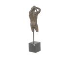 Een beeld getiteld Carlo op pen, Wim Korink (1937-2024), Antiek en Kunst, Antiek | Koper en Brons