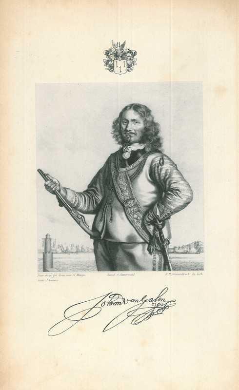 Portrait of Johan Jan van Galen, Antiek en Kunst, Kunst | Etsen en Gravures