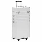 vidaXL Make-up trolley aluminium zilverkleurig, Verzenden, Nieuw