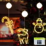 Kerstverlichting Raam Sneeuwpop met Twee Armen + Rendier +, Diversen, Kerst, Verzenden, Nieuw
