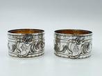 Servethouders (2) - .950 zilver - Zilverservetringetjes