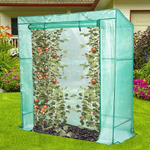Tomatenkas | Tuinkas | Broeikas | Foliekas | 198x78x200cm, Tuin en Terras, Kassen, Folie, Staal, Nieuw, Kweekkas, Verzenden