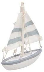Zeilschip Hout met Zeilen Maritiem 10x14 cm, Hobby en Vrije tijd, Knutselen, Ophalen of Verzenden, Nieuw