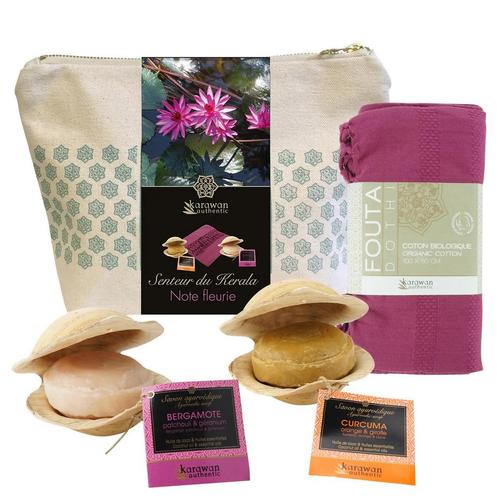 Ayurveda Wellness Kit Bloemig Fleuri - Karawan, Sieraden, Tassen en Uiterlijk, Uiterlijk | Lichaamsverzorging, Nieuw