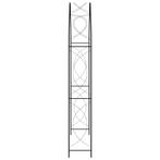 Tuinboog 150x34x240 cm ijzer zwart (Tuinbogen pergola)