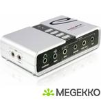 Delock 61803 USB-klankbox 7.1, Computers en Software, Geluidskaarten, Verzenden, Nieuw, DeLock