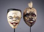 2 Topéng maskers - Gareng - Java - Indonesië (Zonder, Antiek en Kunst
