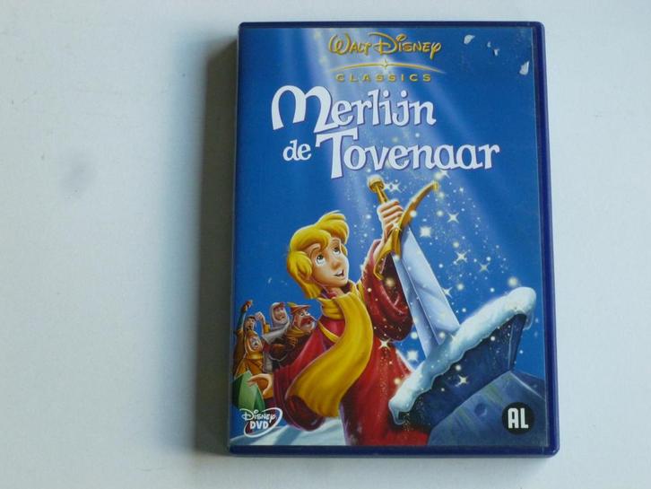 Disney - Merlijn de Tovenaar (DVD), Cd's en Dvd's, Dvd's | Kinderen en Jeugd, Zo goed als nieuw, Verzenden