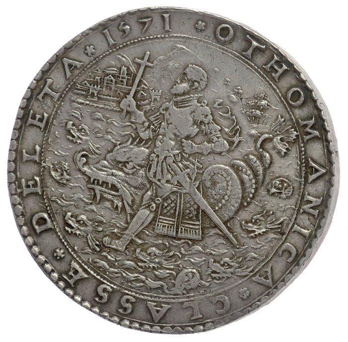 Nederland, Stad Utrecht Filips II. Pronkdaalder on the, Postzegels en Munten, Munten | Nederland