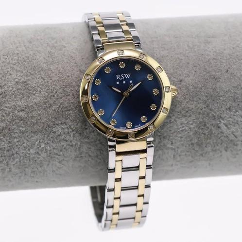 RSW - Swiss Diamond Watch - RSWL150-SG-D-9 - Zonder, Sieraden, Tassen en Uiterlijk, Horloges | Heren