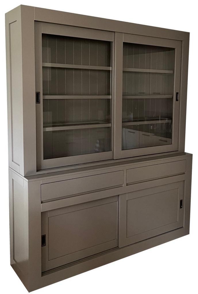 Buffetkast taupe design soft close 180cm, Huis en Inrichting, Kasten | Buffetkasten, Ophalen of Verzenden