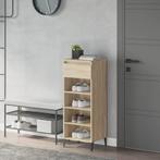 vidaXL Schoenenrek 40x36x105 cm bewerkt hout sonoma, Verzenden, Nieuw