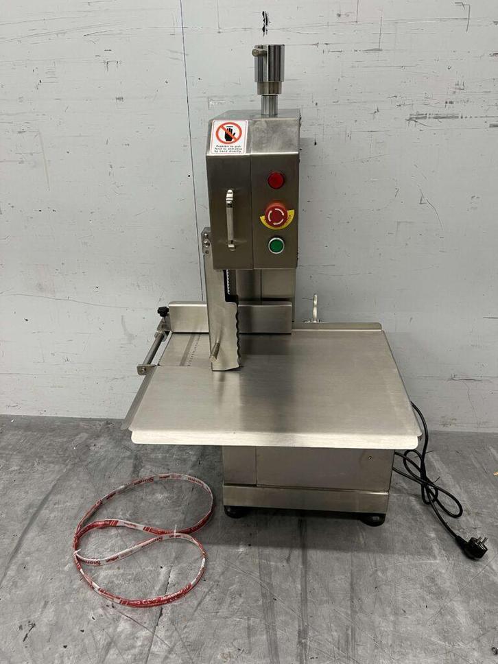 RVS Lintzaag beenderzaag Kantelbare tafel 1650 mm 230V, Zakelijke goederen, Horeca | Keukenapparatuur, Nieuw in verpakking, Ophalen of Verzenden