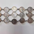 Nederland. Willem III. 2 x Armband gemaakt van zilveren