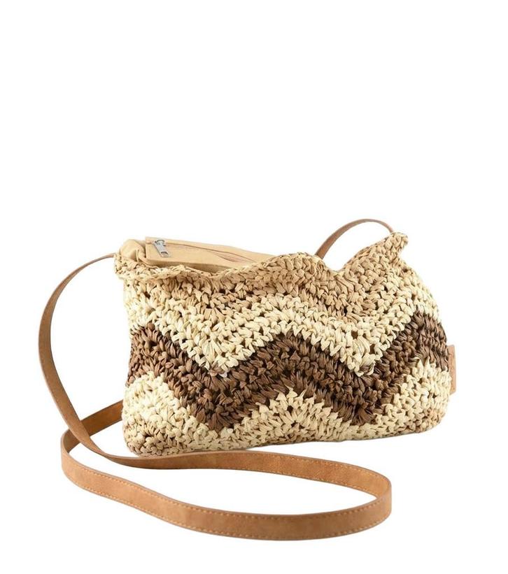 Pe-florence Schoudertas in maat standaard Beige, Sieraden, Tassen en Uiterlijk, Tassen | Damestassen, Beige, Gebruikt, Verzenden