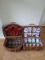 Picknickmand (2) - Picknickmand - Plastic, riet, Leder