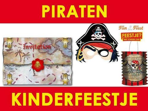 Piraten kinderfeestje - feestartikelen & versiering, Hobby en Vrije tijd, Feestartikelen, Verjaardag, Versiering, Nieuw, Ophalen of Verzenden