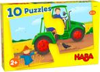 10 Puzzels - Op De Boerderij | Haba - Kinderspellen, Hobby en Vrije tijd, Gezelschapsspellen | Bordspellen, Nieuw, Verzenden