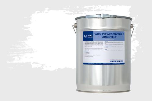 Wixx PU Wegenverf Lijnenverf Wit 20L, Doe-het-zelf en Verbouw, Verf, Beits en Lak, Verf, Wit, Nieuw, 15 tot 20 liter, Verzenden