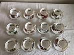 Royal Albert - Koffieservies voor 12 - Flower of the months, Antiek en Kunst, Antiek | Meubels | Tafels