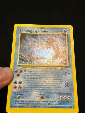 1 Card - Shining Gyarados 65/64 Neo Revelation Holo (IT) beschikbaar voor biedingen