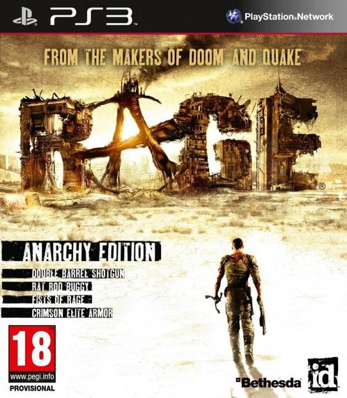 Rage Anarchy Edition (PlayStation 3), Spelcomputers en Games, Games | Sony PlayStation 3, Gebruikt, Vanaf 12 jaar, Verzenden