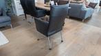 Eetkamerstoel Montis Chaplin  Siena leer, Huis en Inrichting, Stoelen, Ophalen of Verzenden, Zo goed als nieuw, Leer