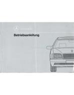1991 MERCEDES BENZ S KLASSE INSTRUCTIEBOEKJE DUITS, Auto diversen, Handleidingen en Instructieboekjes