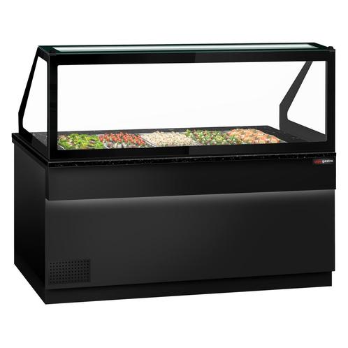 GGM Gastro | Saladette TORONTO - 2000mm - Zwarte voorkant -, Zakelijke goederen, Horeca | Meubilair en Inrichting, Nieuw in verpakking