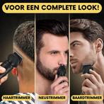 7-in-1 Baardtrimmer Mannen + Standaard - Trimmer voor Baard, Ophalen of Verzenden, Zo goed als nieuw