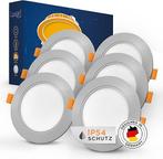 Inbouwspots LED 9 watt, Zilverkleur, Luxari IP 54, Verzenden, Nieuw