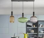 Retro Glazen Hanglamp – Kleurrijk Design met LED E27, Huis en Inrichting, Lampen | Hanglampen, Verzenden, Nieuw