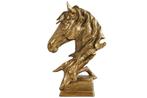 Exclusieve buste paardenhoofd CABALLO 38cm messing, Ophalen of Verzenden, Nieuw