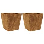 Plantenbakken 2 st 40x40x40 cm cortenstaal (Overige), Huis en Inrichting, Verzenden, Nieuw