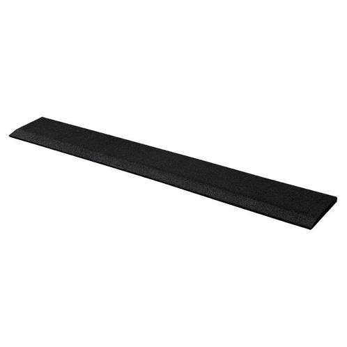 Rubber rand sportvloer - 108x16 cm - 15 mm dik - Zwart, Sport en Fitness, Overige Sport en Fitness, Verzenden