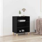 vidaXL Dressoir Zwart Eiken 57x35x70 cm Kunststof Hout, Huis en Inrichting, Kasten | Dressoirs, Verzenden, Nieuw, Minder dan 50 cm