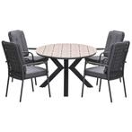 Garden Impressions Aleria tuinset 5-delig - Tulli tuintafel, Verzenden, Nieuw