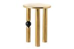 Side table ABSTRACT 55cm w/ zwart bullet goud - 44854, Huis en Inrichting, Tafels | Sidetables, Ophalen of Verzenden, Nieuw